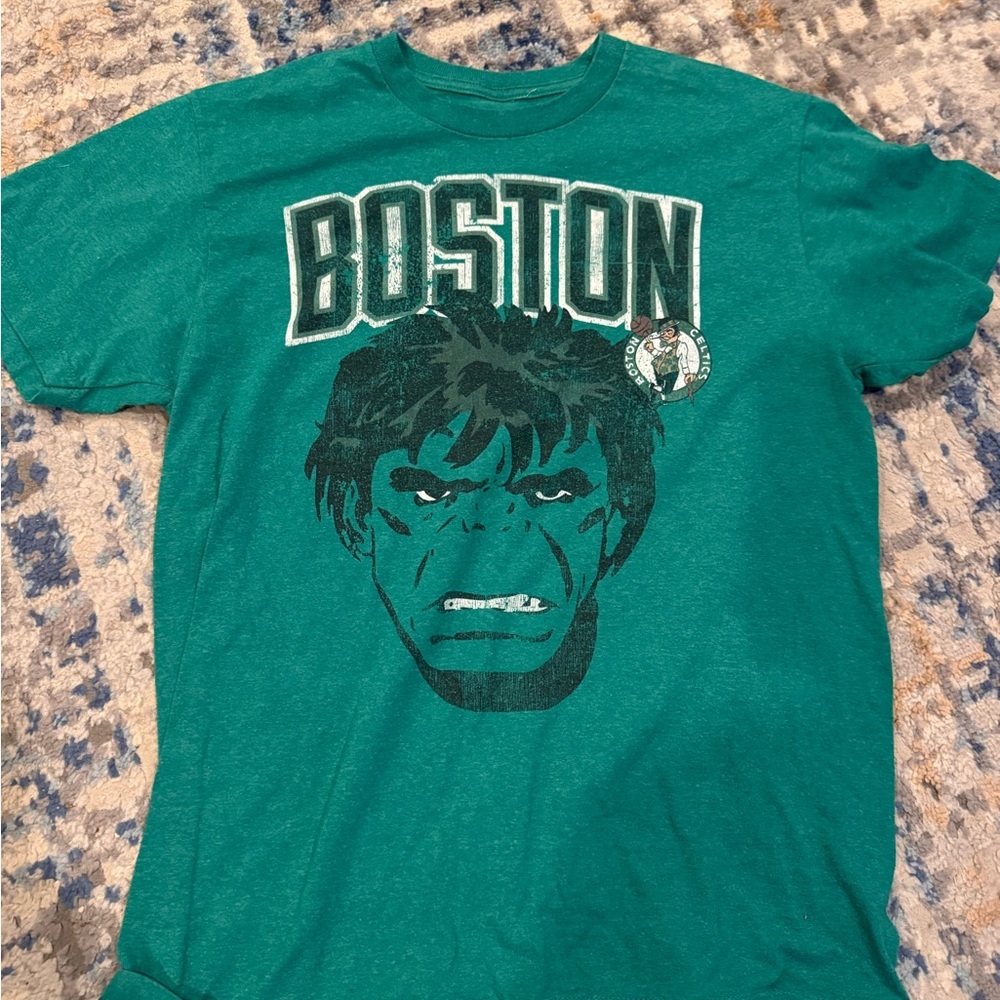 Marvel Green Boston Graphic Tee